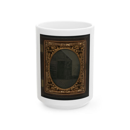 Corporal Sidney S. Goodridge Of Company K, 20th Massachusetts Infantry Regiment And Company B, Near Edwards Ferry (U.S. Civil War) White Coffee Mug