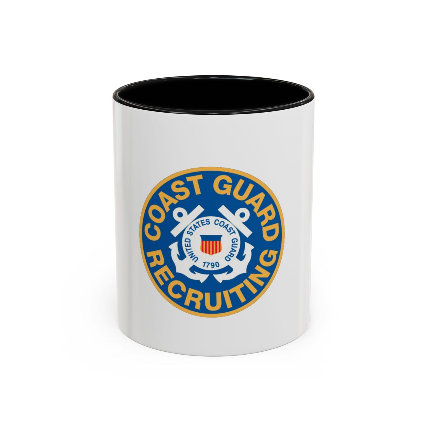 Coast Guard Recruiting (U.S. Coast Guard) Accent Coffee Mug