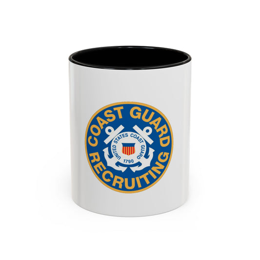 Coast Guard Recruiting (U.S. Coast Guard) Accent Coffee Mug
