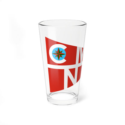 Burgee of C N Morcote (Switzerland) Pint Glass 16oz