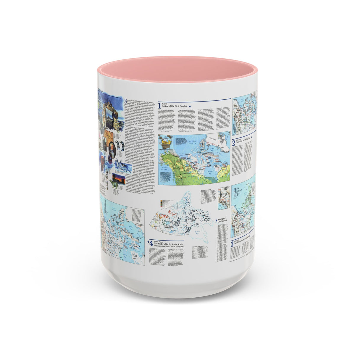 North America - The North (1997) (Map) Accent Coffee Mug