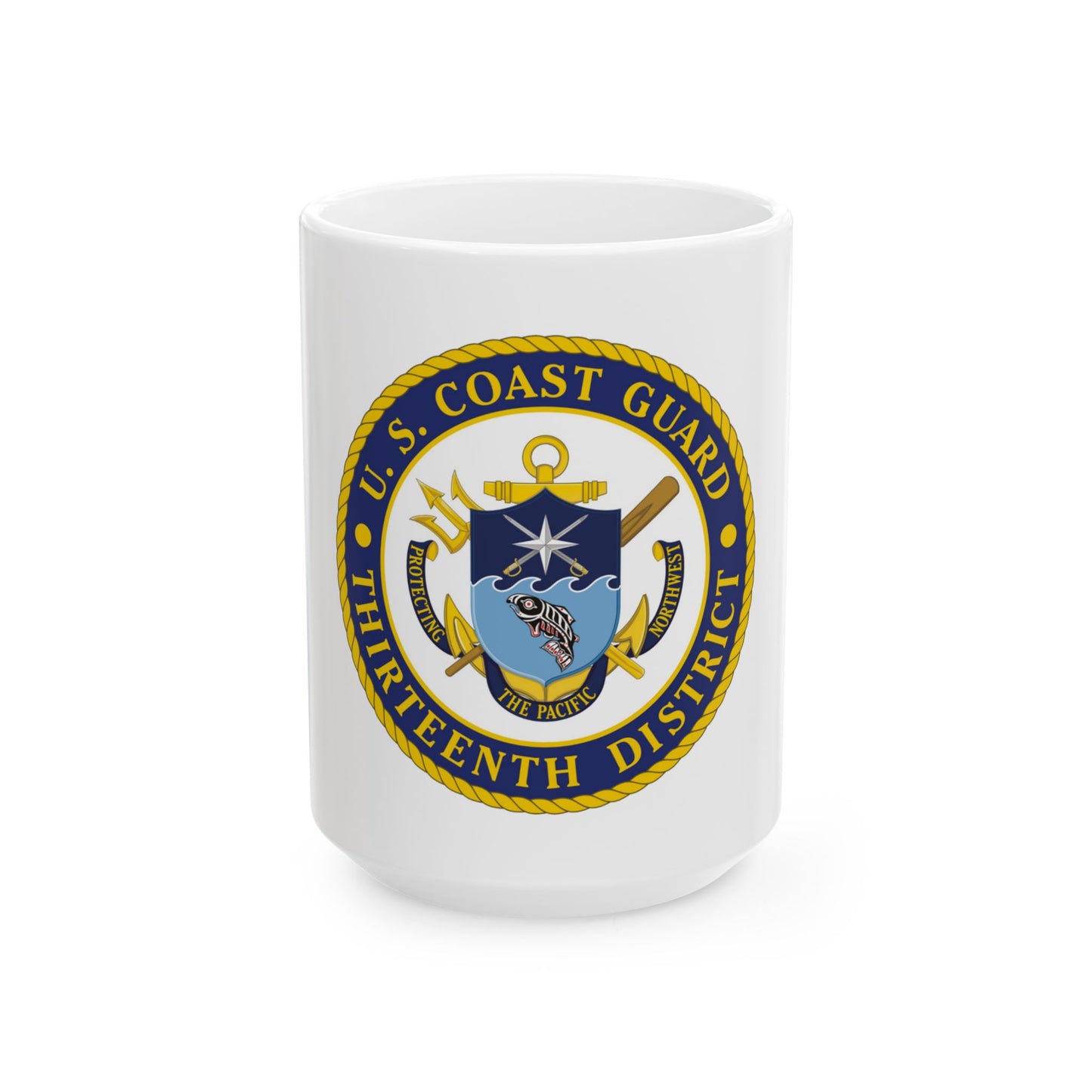USCG Thirteenth District (U.S. Coast Guard) White Coffee Mug