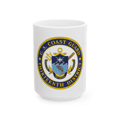 USCG Thirteenth District (U.S. Coast Guard) White Coffee Mug