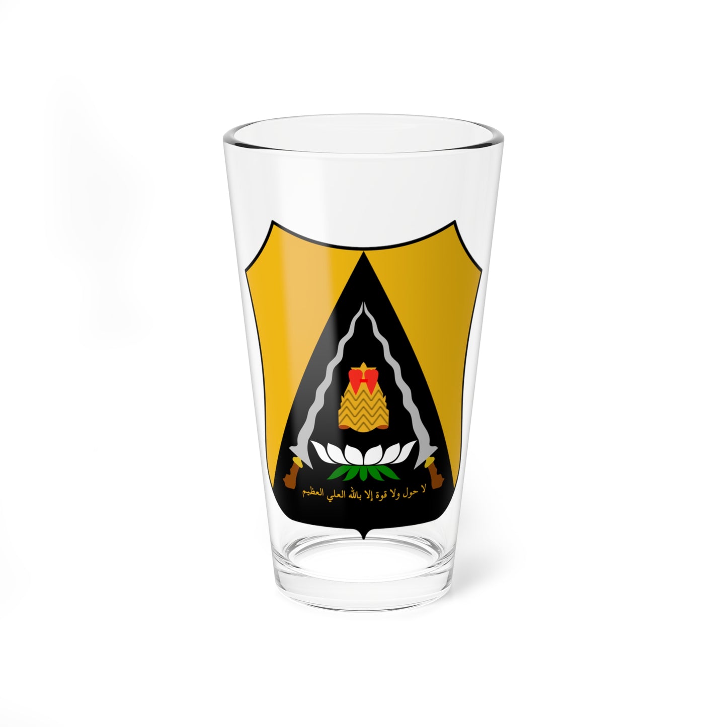 Coat of arms of Wiranatakusumah V (Indonesia) (Coat of Arms) Pint Glass 16oz