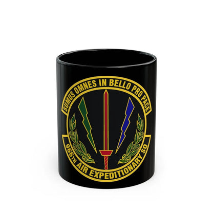 966th Air Expeditionary Squadron (U.S. Air Force) Black Coffee Mug-11oz-Go Mug Yourself