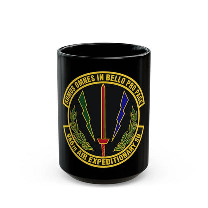 966th Air Expeditionary Squadron (U.S. Air Force) Black Coffee Mug-15oz-Go Mug Yourself