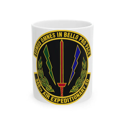 966th Air Expeditionary Squadron (U.S. Air Force) White Coffee Mug-11oz-Go Mug Yourself