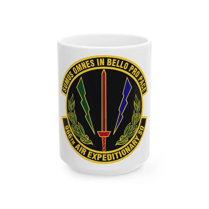 966th Air Expeditionary Squadron (U.S. Air Force) White Coffee Mug-15oz-Go Mug Yourself