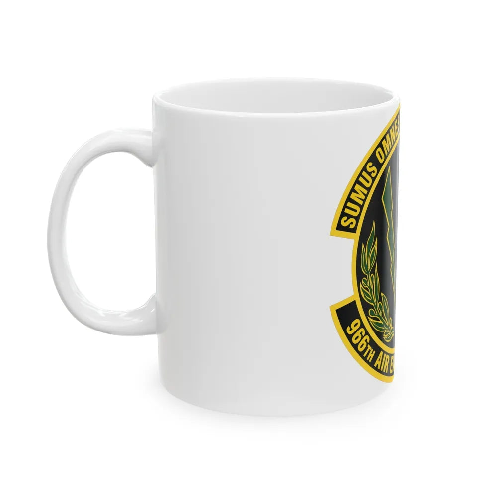 966th Air Expeditionary Squadron (U.S. Air Force) White Coffee Mug-Go Mug Yourself