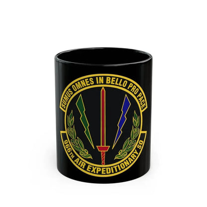 966th Air Expeditionary Squadron (U.S. Air Force) Black Coffee Mug 11oz - Go Mug Yourself