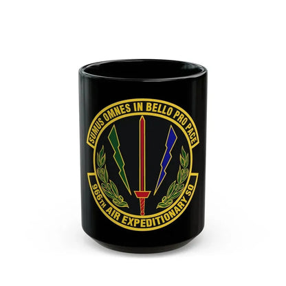 966th Air Expeditionary Squadron (U.S. Air Force) Black Coffee Mug 15oz - Go Mug Yourself