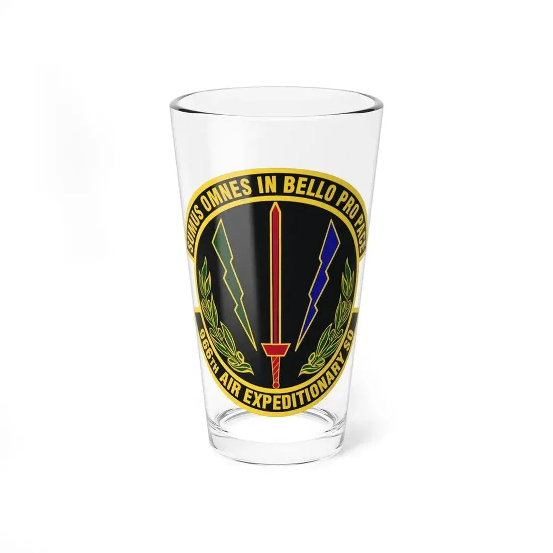 966th Air Expeditionary Squadron (U.S. Air Force) Pint Glass 16oz 16oz - Go Mug Yourself