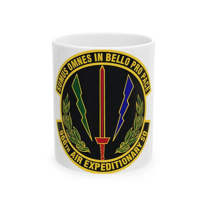 966th Air Expeditionary Squadron (U.S. Air Force) White Coffee Mug 11oz - Go Mug Yourself