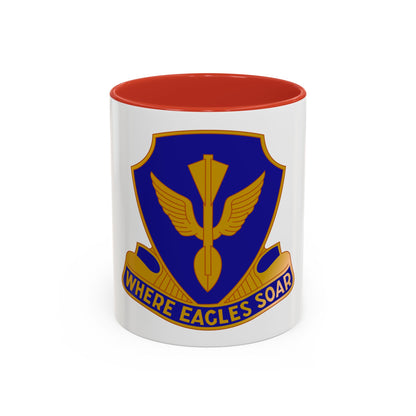 132 Aviation Regiment (U.S. Army) Accent Coffee Mug