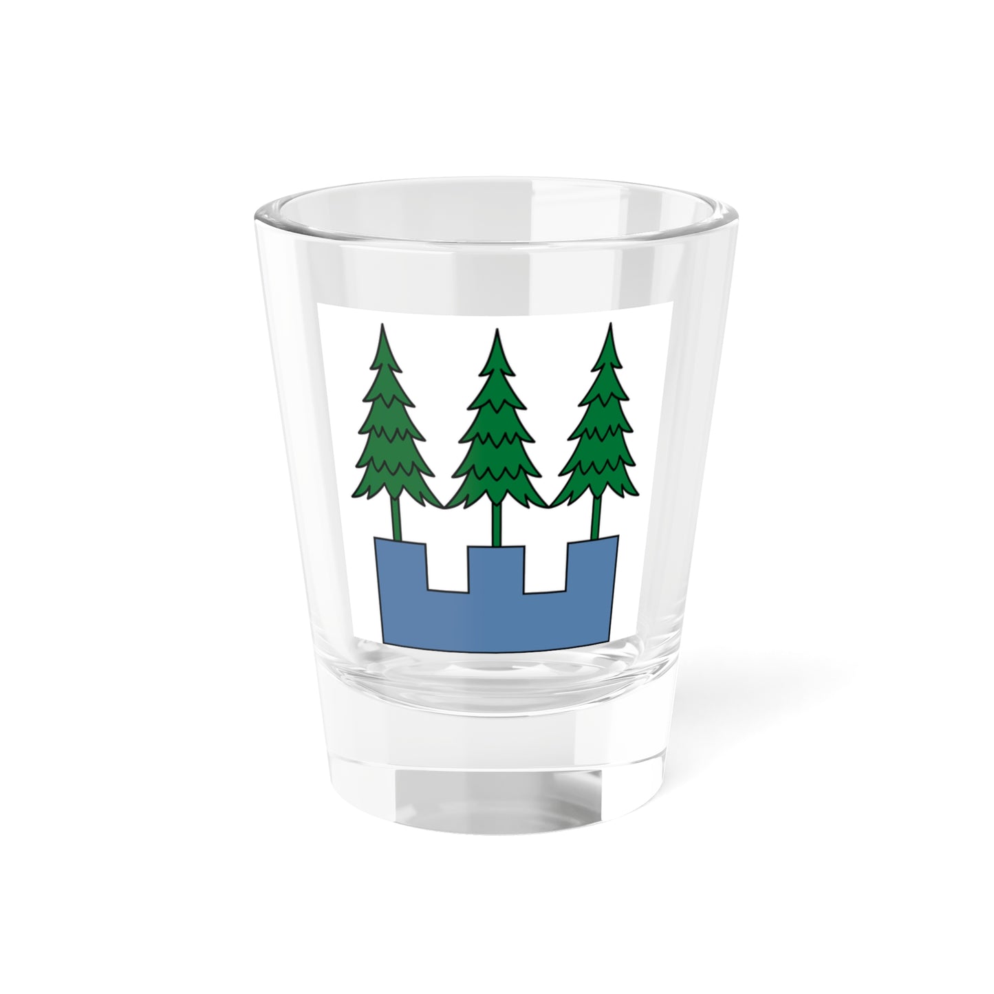 CHE Wald ZH 1910 Flag (Switzerland) Shot Glass 1.5oz