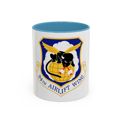 94th Airlift Wing (U.S. Air Force) Accent Coffee Mug