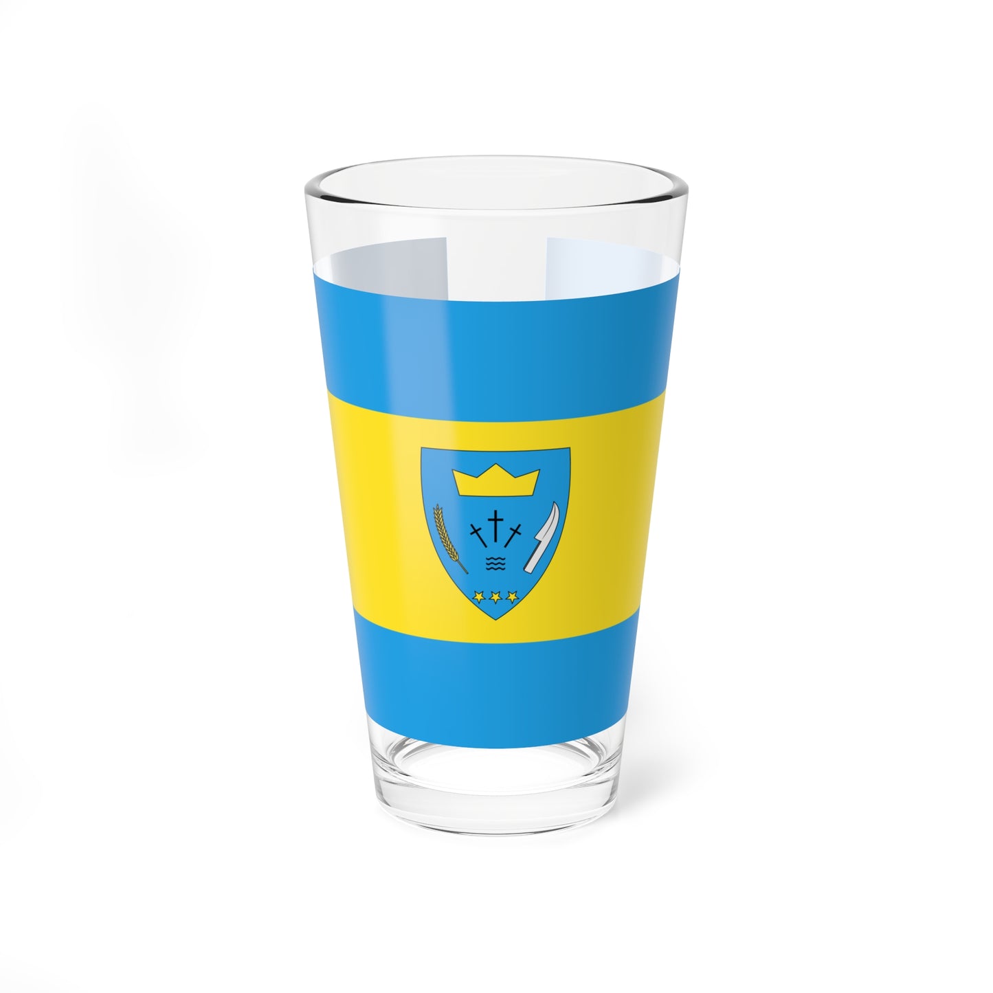 Flag of Egyhazasdengeleg (Hungary) Pint Glass 16oz