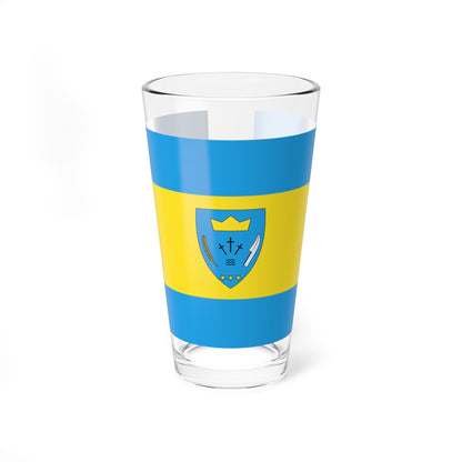 Flag of Egyhazasdengeleg (Hungary) Pint Glass 16oz