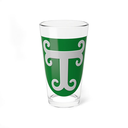 Teisko.vaakuna (Finland) (Coat of Arms) Pint Glass 16oz