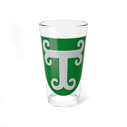Teisko.vaakuna (Finland) (Coat of Arms) Pint Glass 16oz