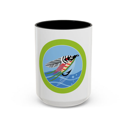 Fly Fishing (Boy Scout Merit Badge) Accent Coffee Mug