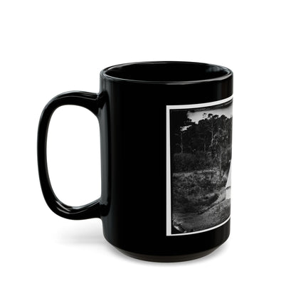Morris Island, South Carolina. Two Men In Front Of Tent (U.S. Civil War) Black Coffee Mug