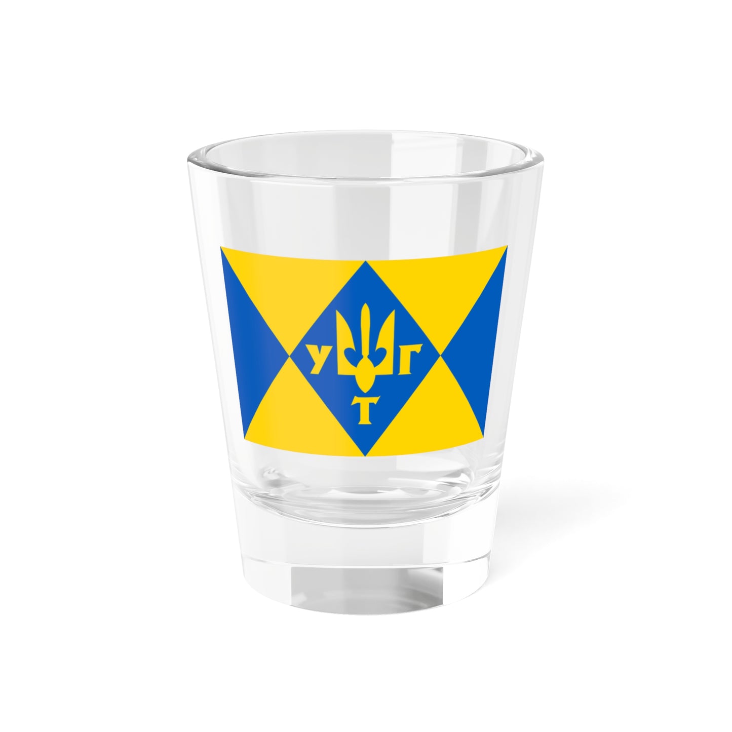 Flag of UHT (Ukraine) Shot Glass 1.5oz