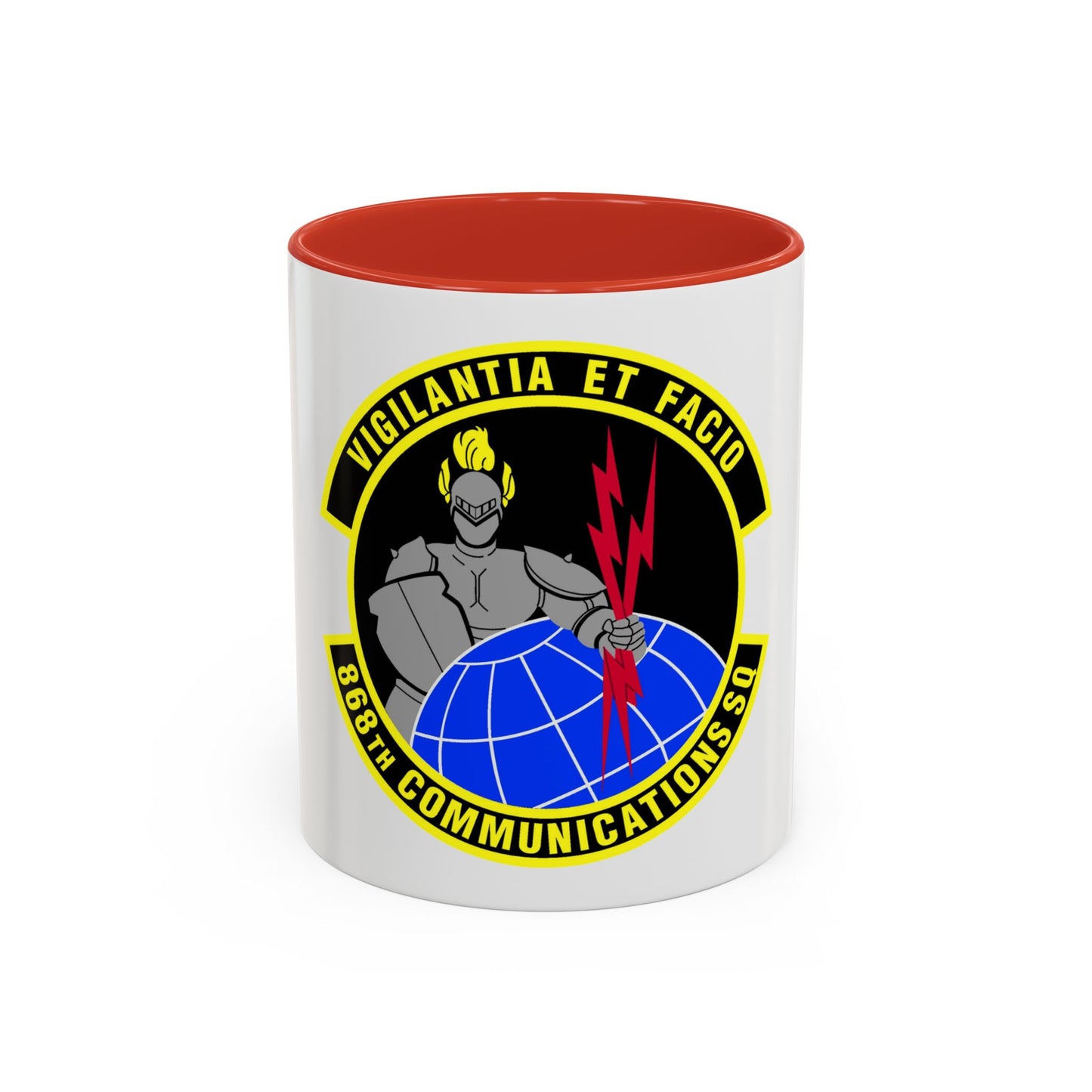 868th Communications Squadron (U.S. Air Force) Accent Coffee Mug
