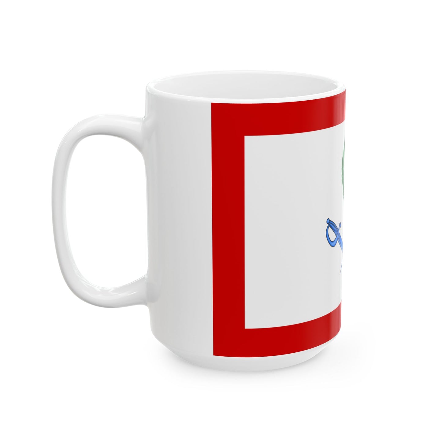 Louis de Aury Flag (United States) White Coffee Mug