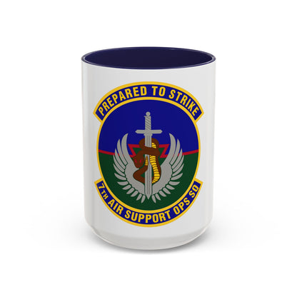 7th Air Support Operations Squadron (U.S. Air Force) Accent Coffee Mug