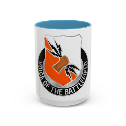 136 Signal Battalion (U.S. Army) Accent Coffee Mug