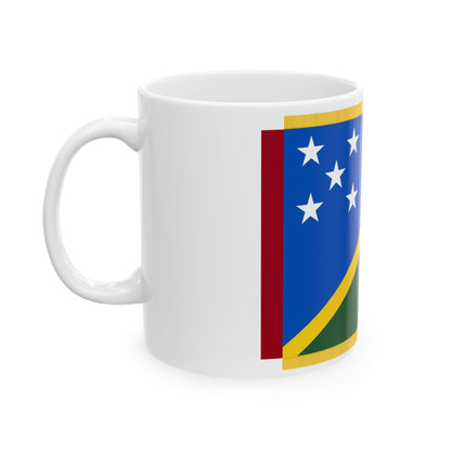 Queens Colour of the Solomon Islands (Solomon Islands) White Coffee Mug