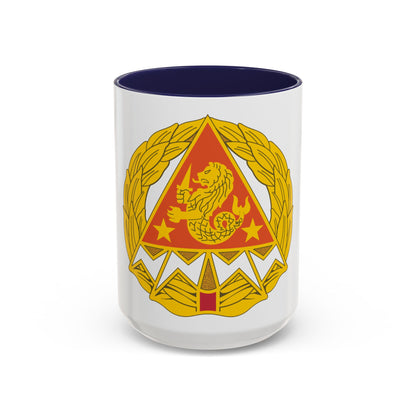4 Signal Group (U.S. Army) Accent Coffee Mug