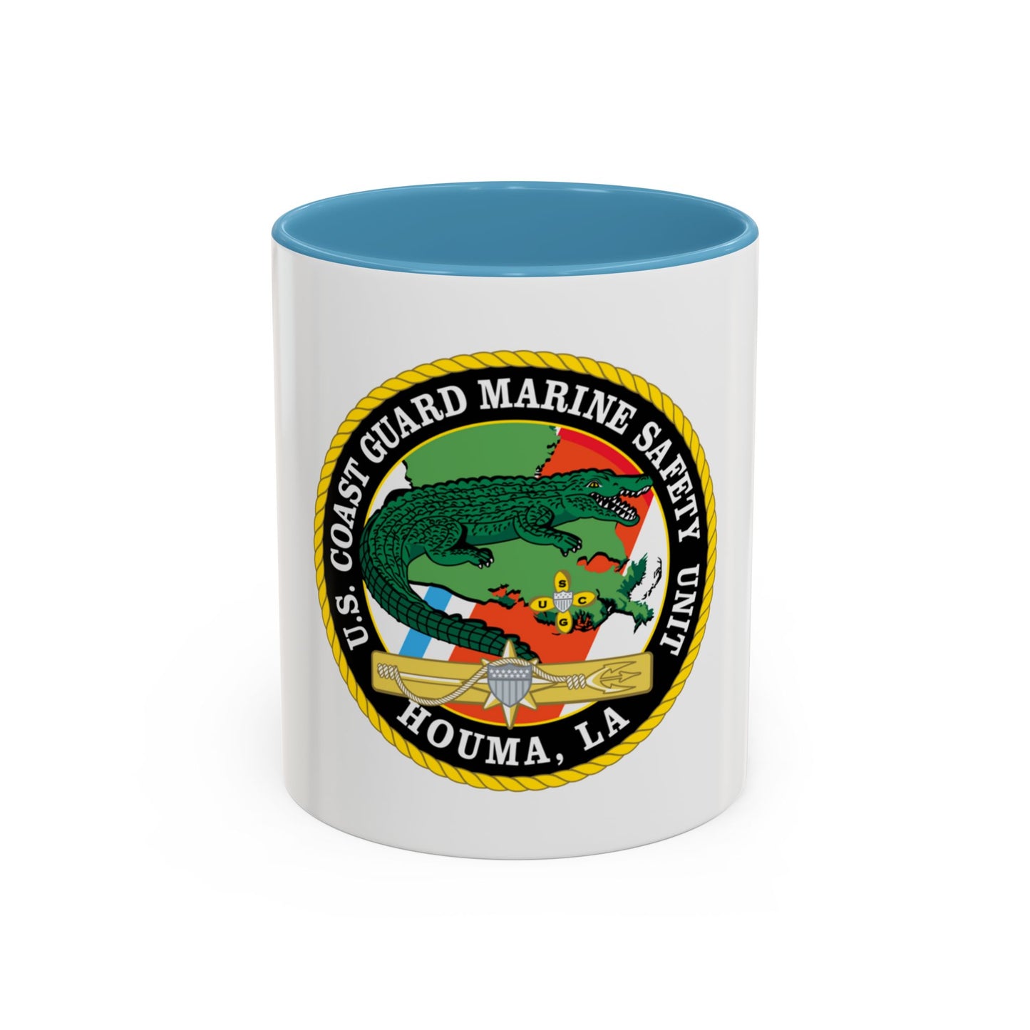 USCG Marine Safety Unit Houma LA (U.S. Coast Guard) Accent Coffee Mug