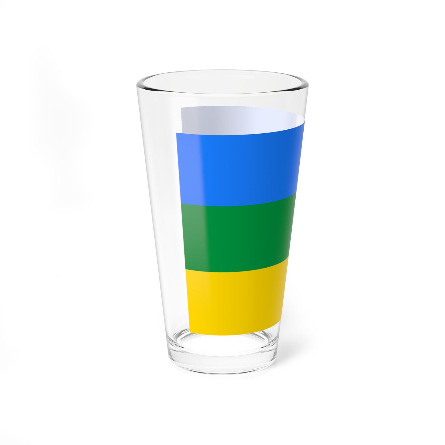 Flag of Sladkovsky rayon Tyumen oblast 2003 (Russia) Pint Glass 16oz