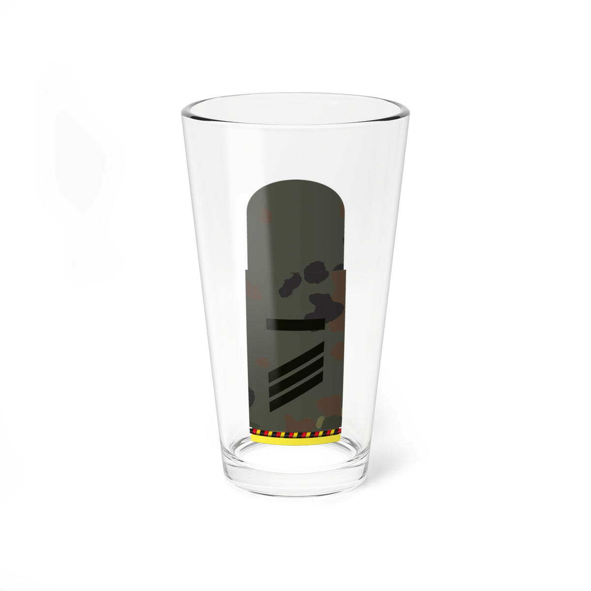HA 5S5 14 Hauptgefreiter RUA Fm L (Germany) (Military Rank) Pint Glass 16oz