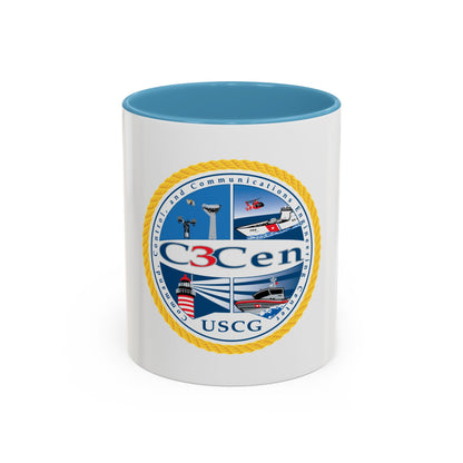 USCG C3 Cen Command Control Comm Engineering (U.S. Coast Guard) Accent Coffee Mug