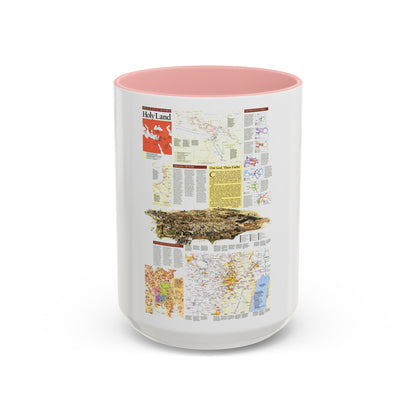 Middle East - Holy Land 2 (1989) (Map) Accent Coffee Mug