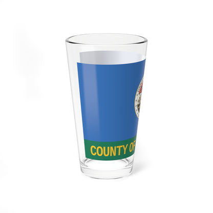 Flag of Los Angeles County California 2004-2014 (United States) Pint Glass 16oz