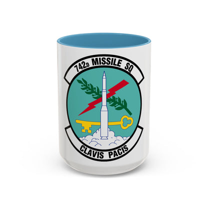 742 Missile Squadron AFGSC (U.S. Air Force) Accent Coffee Mug