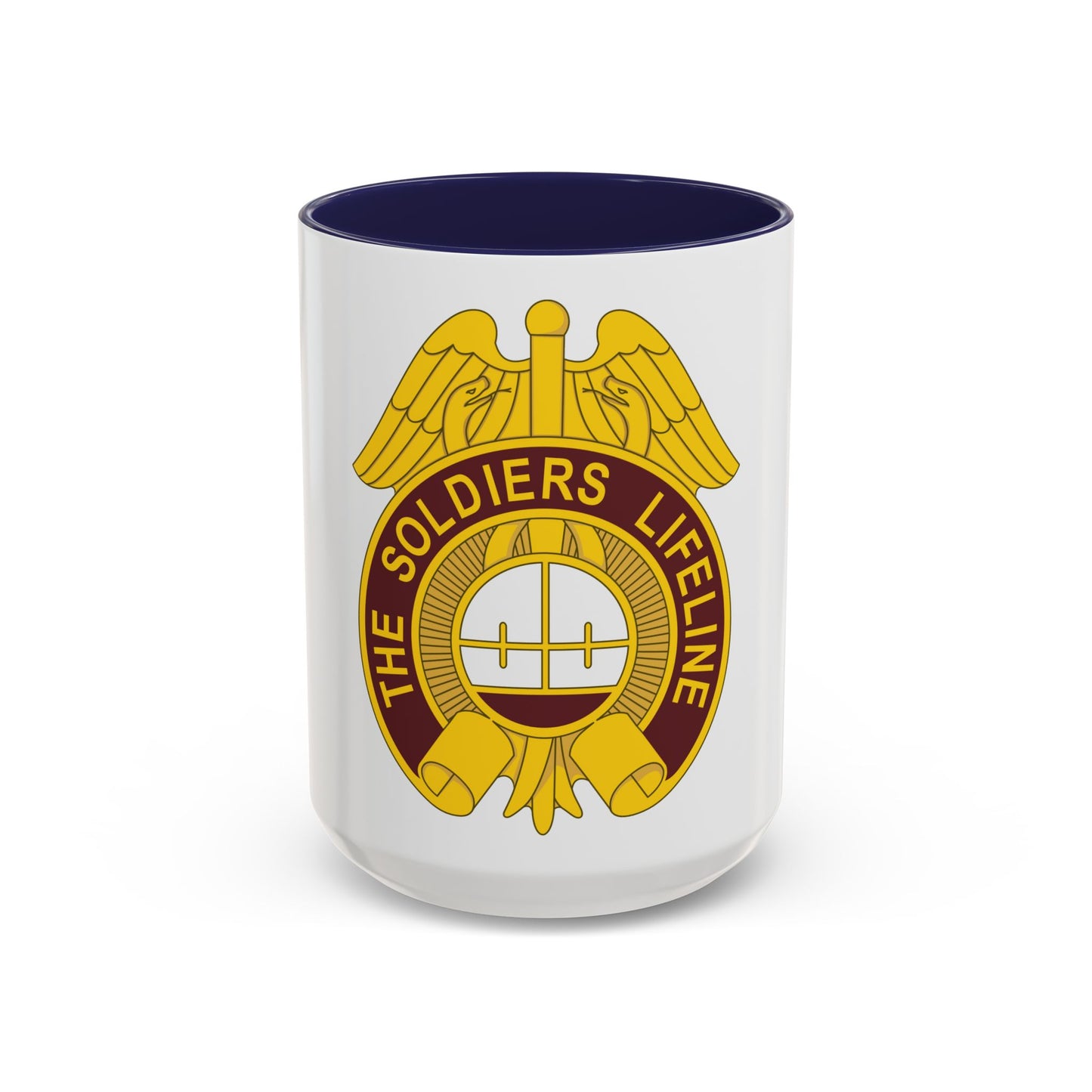 424 Medical Battalion (U.S. Army) Accent Coffee Mug