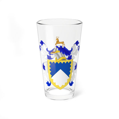 Coat of Arms of William Ellery (United States) (Coat of Arms) Pint Glass 16oz