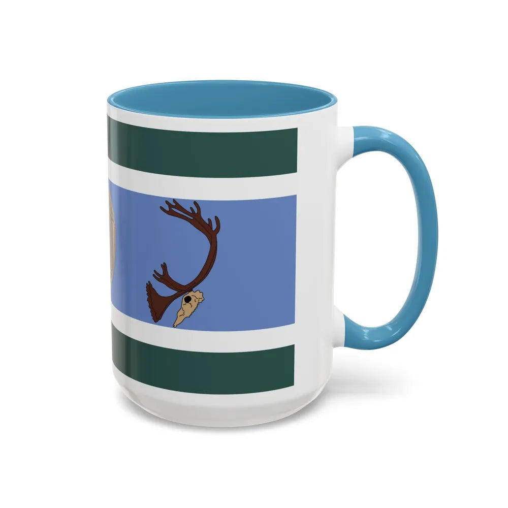 Innu Nation Flag - Accent Coffee Mug-Go Mug Yourself