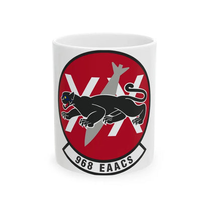 968th Expeditionary Airborne Air Control Squadron (U.S. Air Force) White Coffee Mug 11oz - Go Mug Yourself