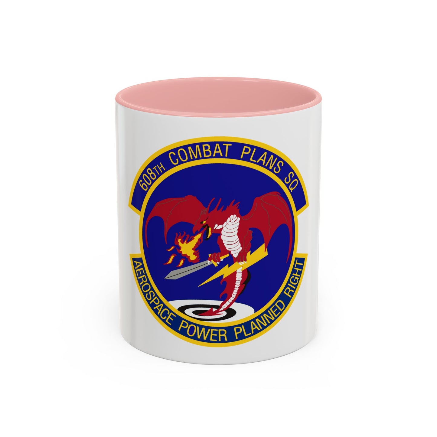 608th Combat Plans Squadron (U.S. Air Force) Accent Coffee Mug
