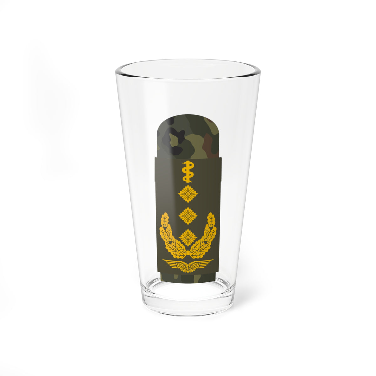 LA OS5 63b Generaloberstabsarzt HM L (Military Rank) Pint Glass 16oz