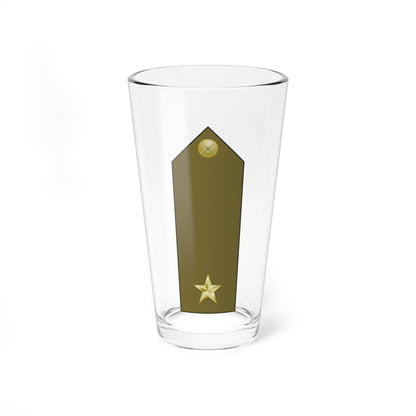 EgyptianArmyInsignia Lieutenant (Egypt) (Military Rank) Pint Glass 16oz