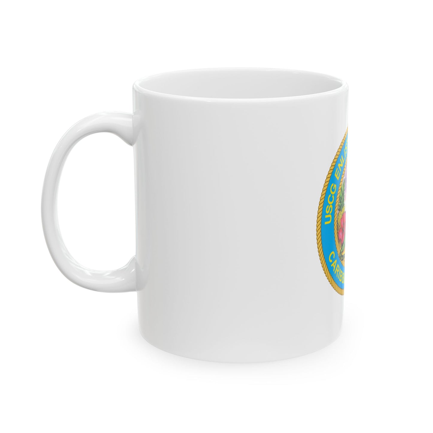USCG EnlAssocCaribbean Branch (U.S. Coast Guard) White Coffee Mug