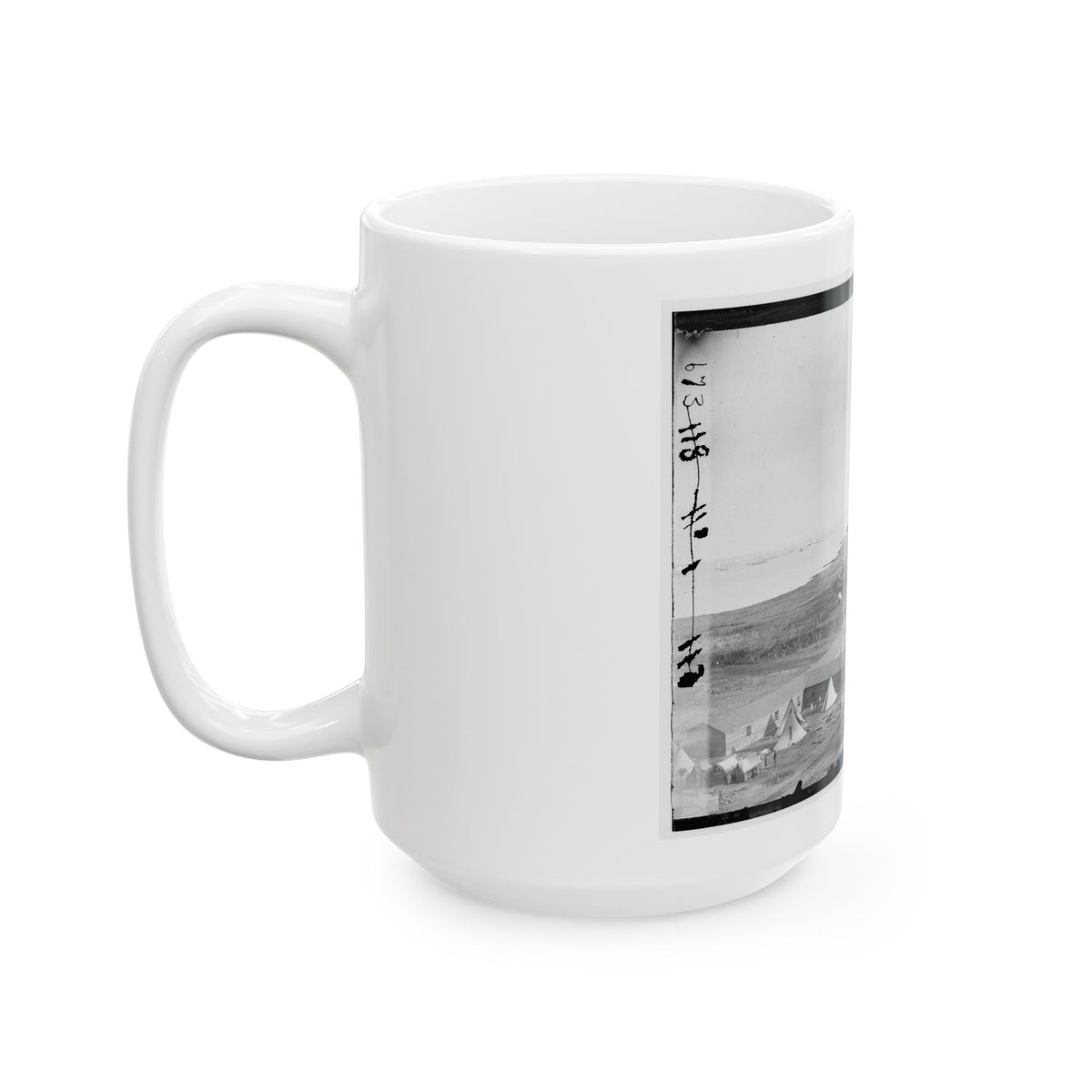 Aquia Creek Landing, Va. View Of The Federal Supply Depot (U.S. Civil War) White Coffee Mug