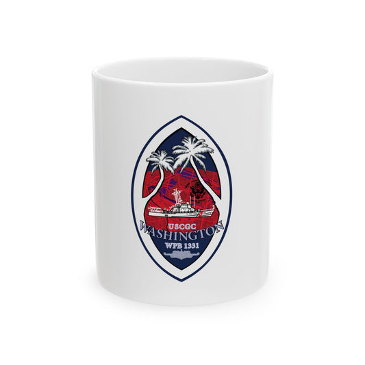USCG Washington WPB 1331 (U.S. Coast Guard) White Coffee Mug